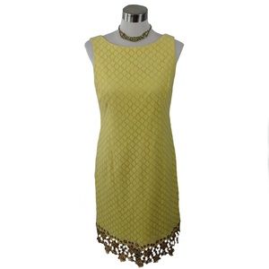 Lilly Pulitzer Yellow Lace Dress Size 10